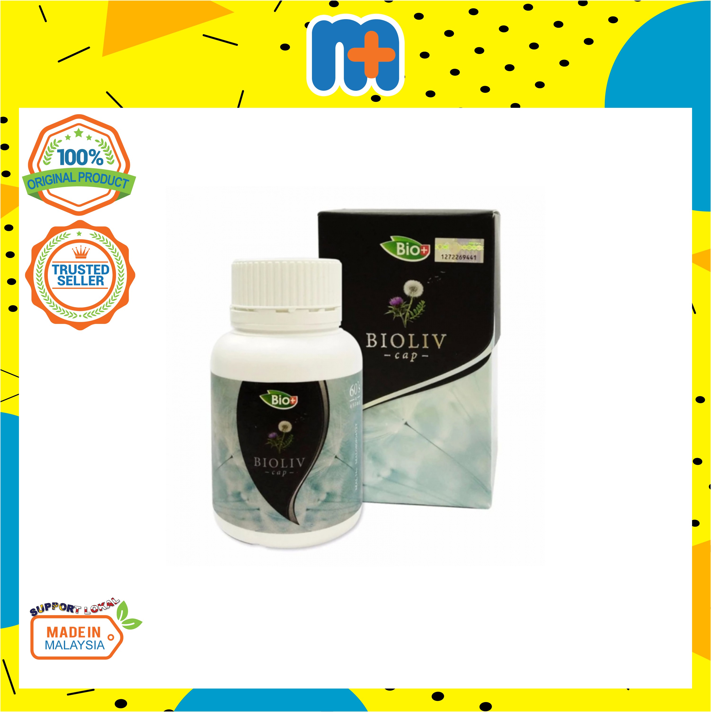 BIOPLUS Bio Liv Cap 450mg 60's